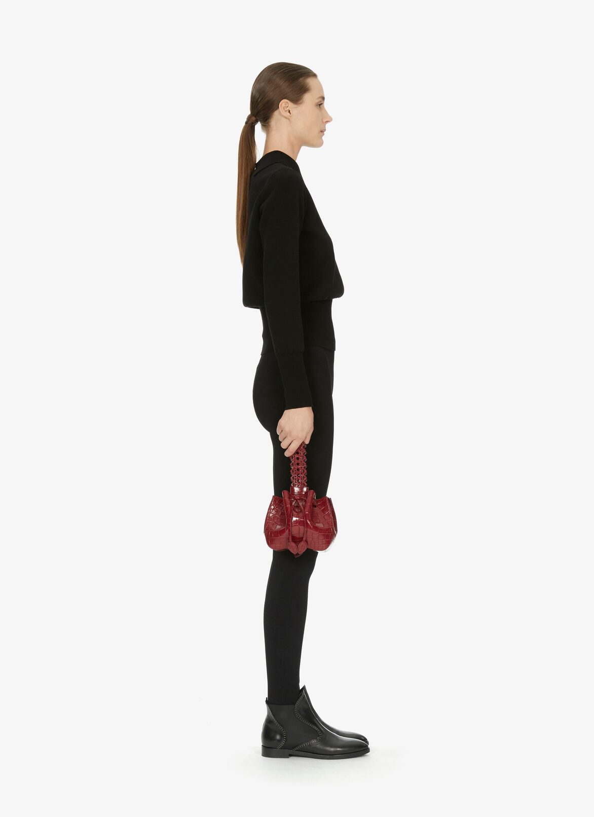 ROSEMARIE MINI ALLIGATOR MIL.VIENNE STRA BORDEAUX ALAÏA  ROSEMARIE MINI ALLIGATOR MIL.VIENNE STRA BORDEAUX BORDEAUX